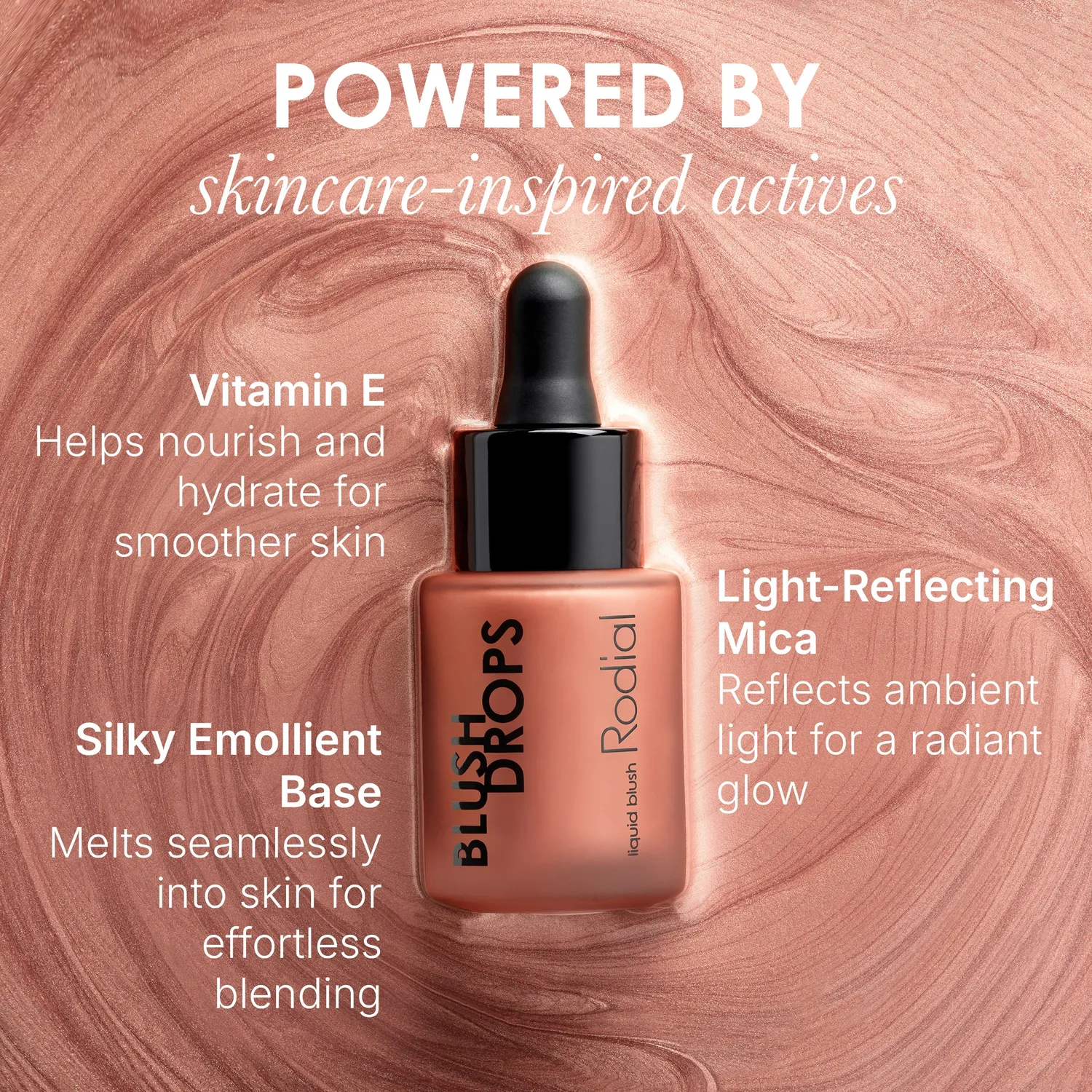 Rodial Blush Drops Rouge Sunset Kiss rosé-bronze