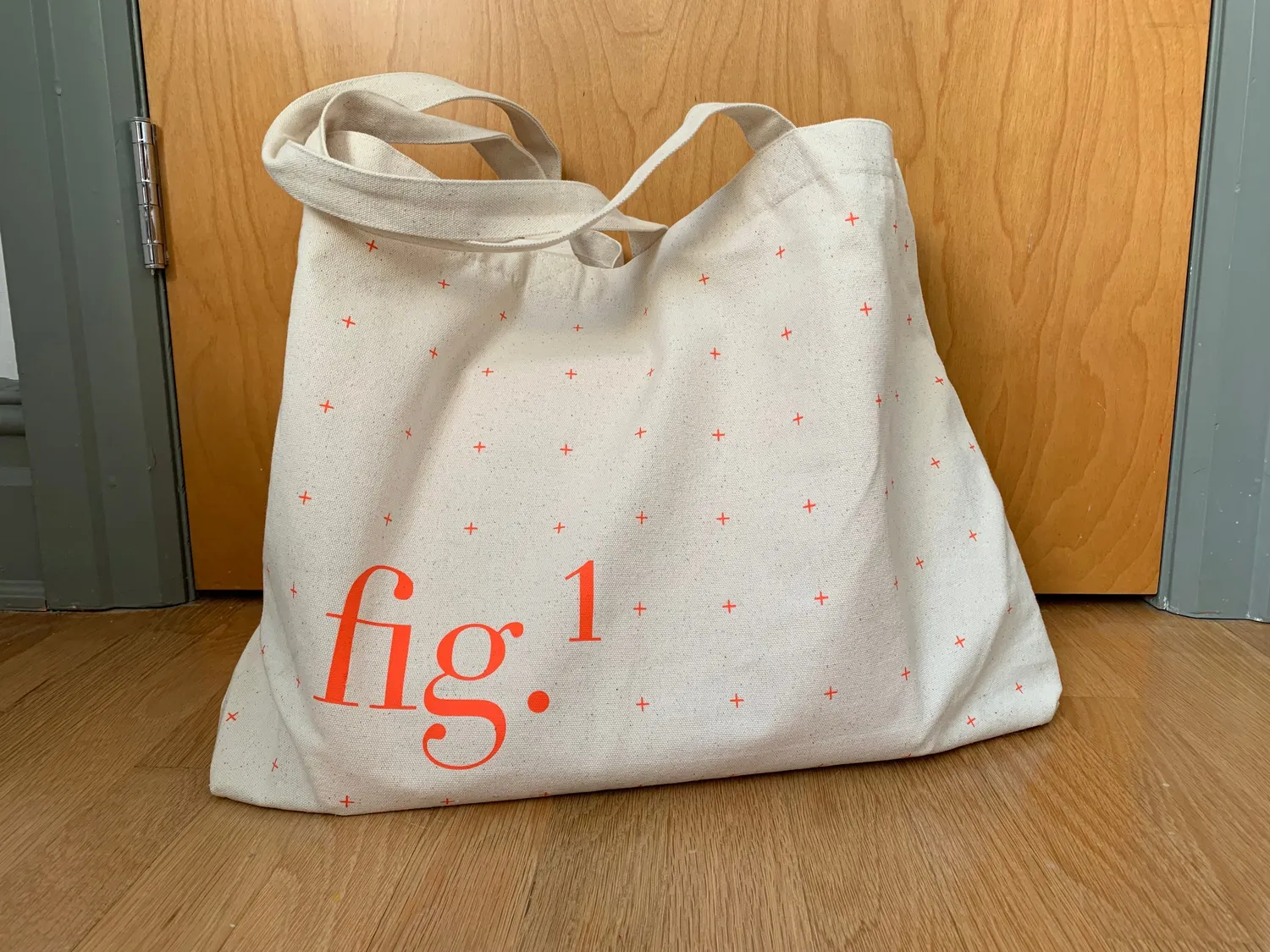 Fig.1 Organic Cotton Canvas Tote Tragetasche Bio oversized