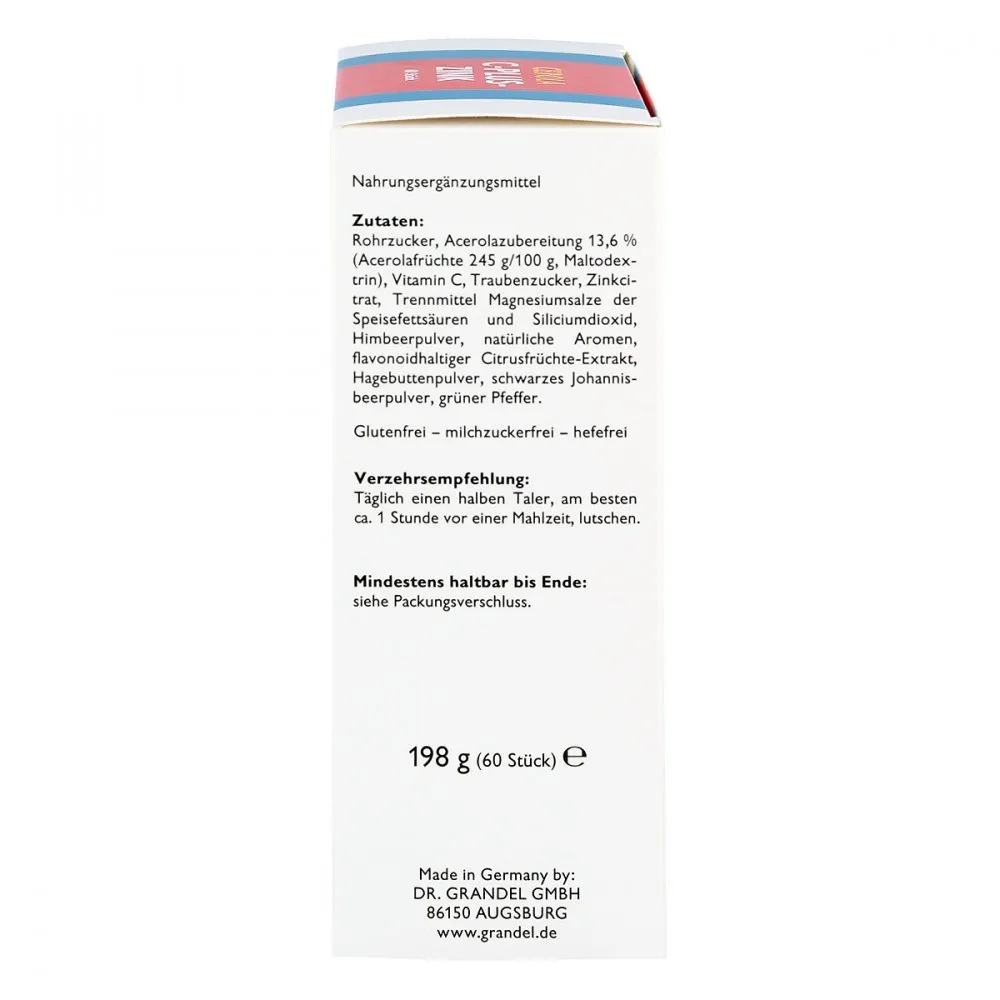 DR. GRANDEL Cerola C plus Zink Taler 60 Stück Immun