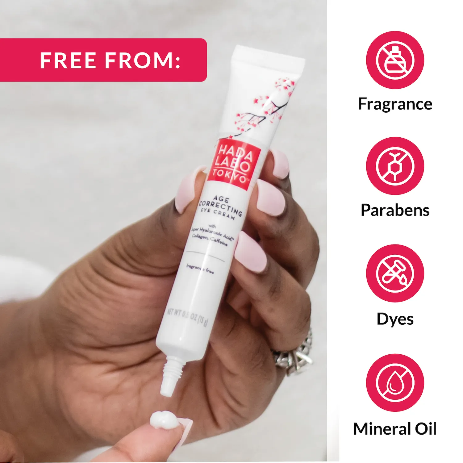 Hada Labo Tokyo Age Correcting Eye Cream Augencreme 3er-Pack