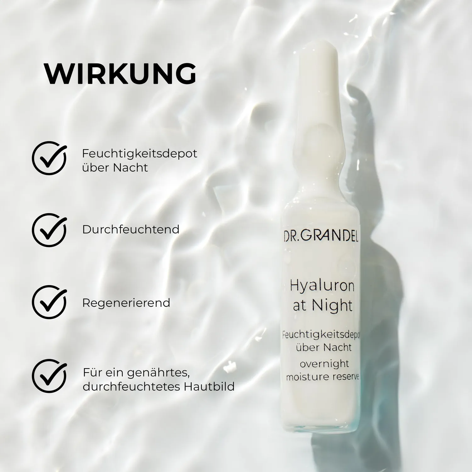 Dr. Grandel Hyaluron at Night Ampulle Serum 3x3 ml Nacht