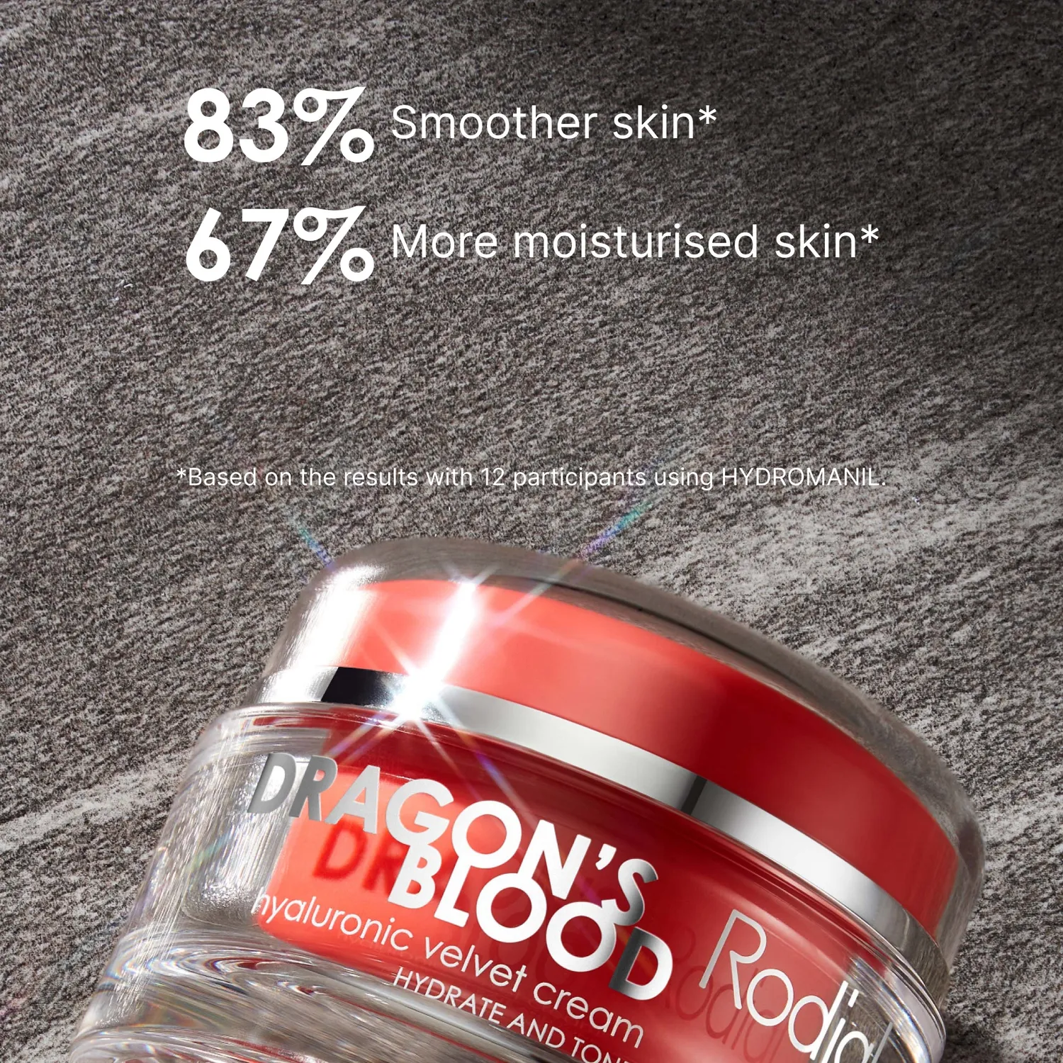 Rodial Dragon's Blood Velvet Cream Mini Gesichtscreme Hyaluron
