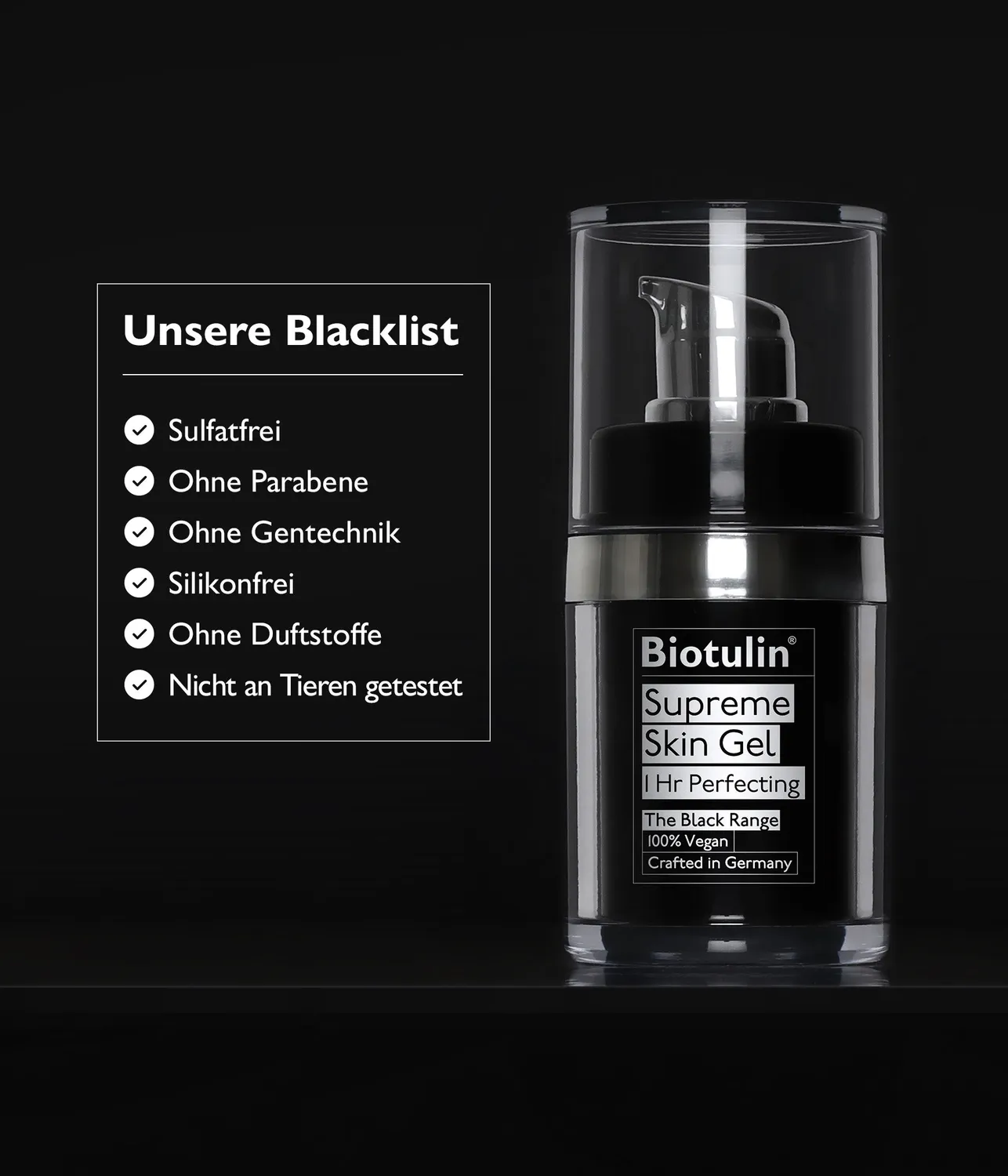 Biotulin Supreme Skin Gel Gesichts-Gel mit Spilanthol