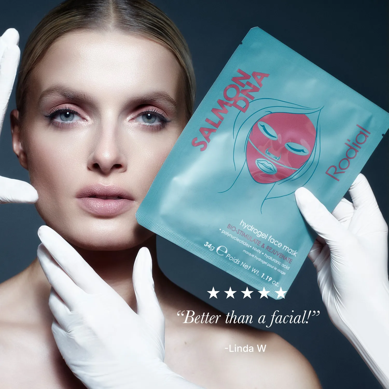 Rodial Salmon DNA Hydrogel Face Mask glättend