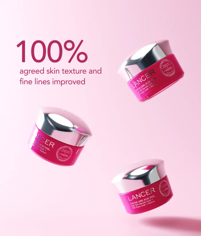 Lancer Caviar Lime Acid Peel Gesichtsmaske 10% AHA