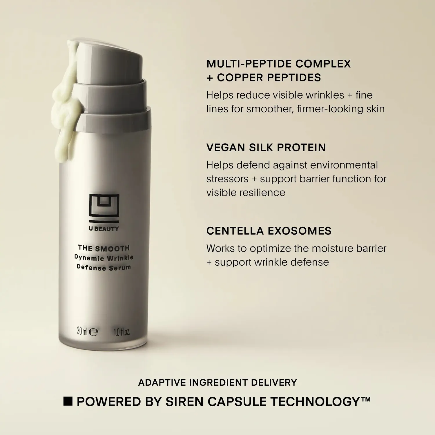 U Beauty SMOOTH Serum 30 ml Anti-Falten