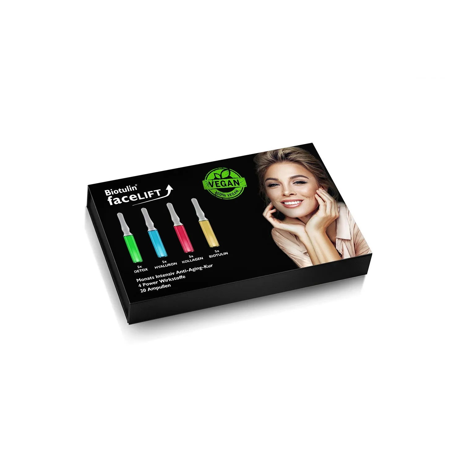 BIOTULIN Facelift Vegane Ampullen Gesichtsserum Kur