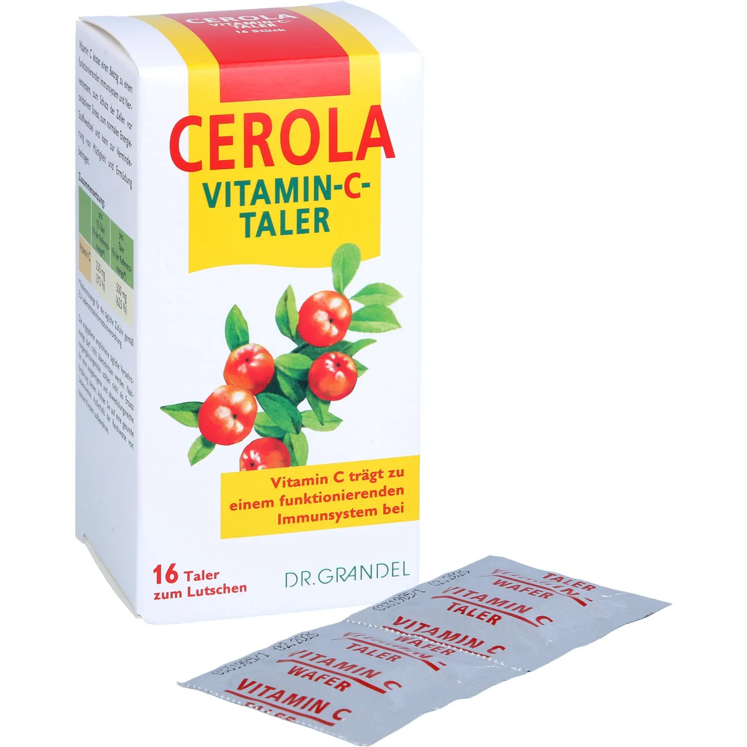 Dr. Grandel Cerola Vitamin C Taler 16 St Lutschtabletten