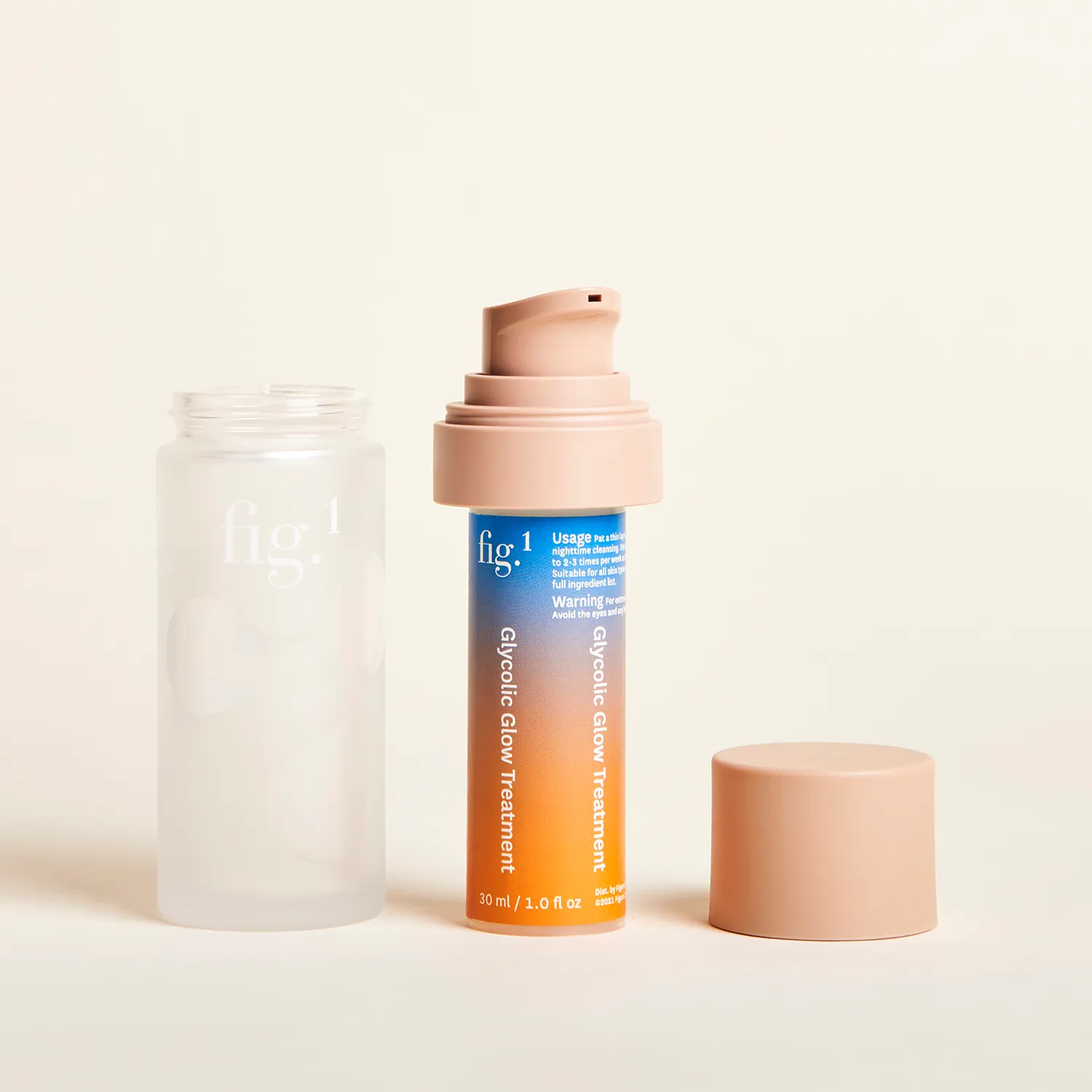 Fig.1 Glycolic Glow Treatment Peeling Starter Kit 4% Glykolsäure