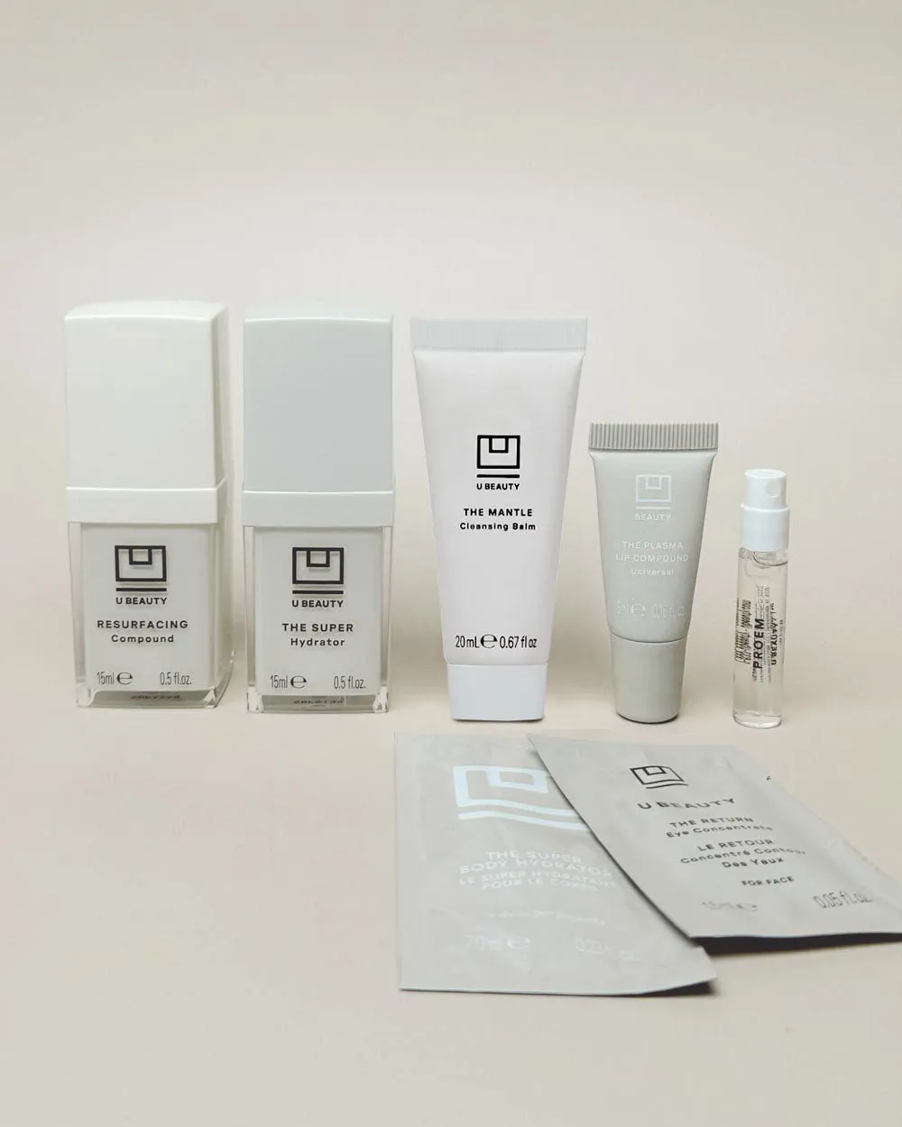 U Beauty Discovery Edit Set 7 Produkte Glas-Haut