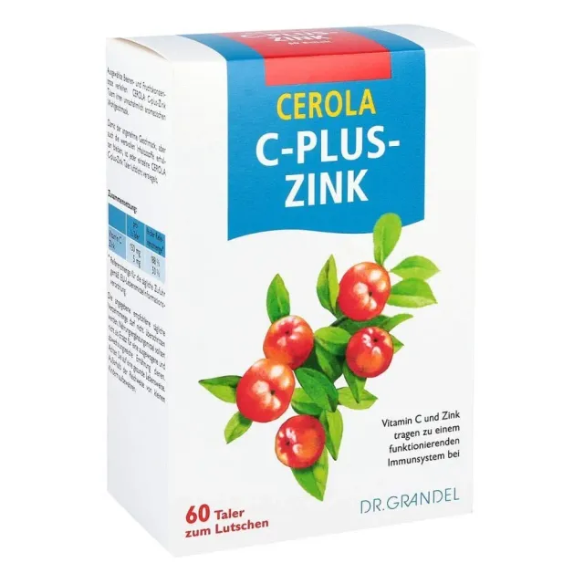 DR. GRANDEL Cerola C plus Zink Taler 60 Stück Immun
