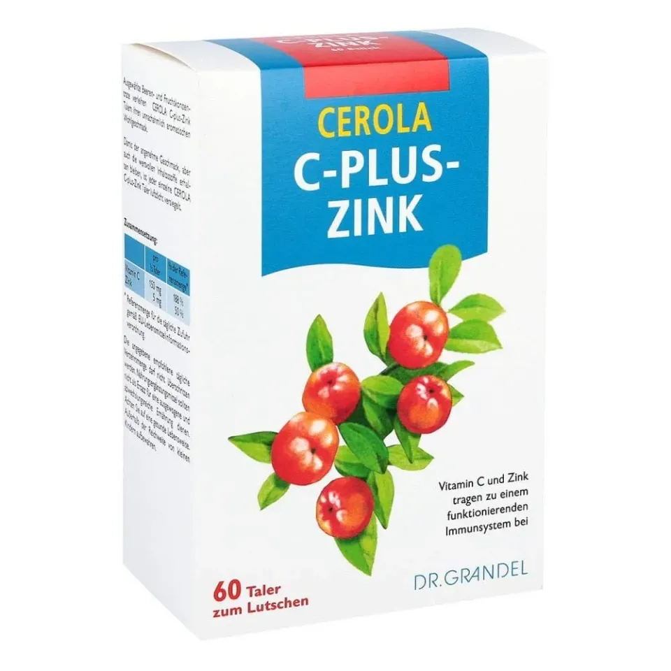 DR. GRANDEL Cerola C plus Zink Taler 60 Stück Immun
