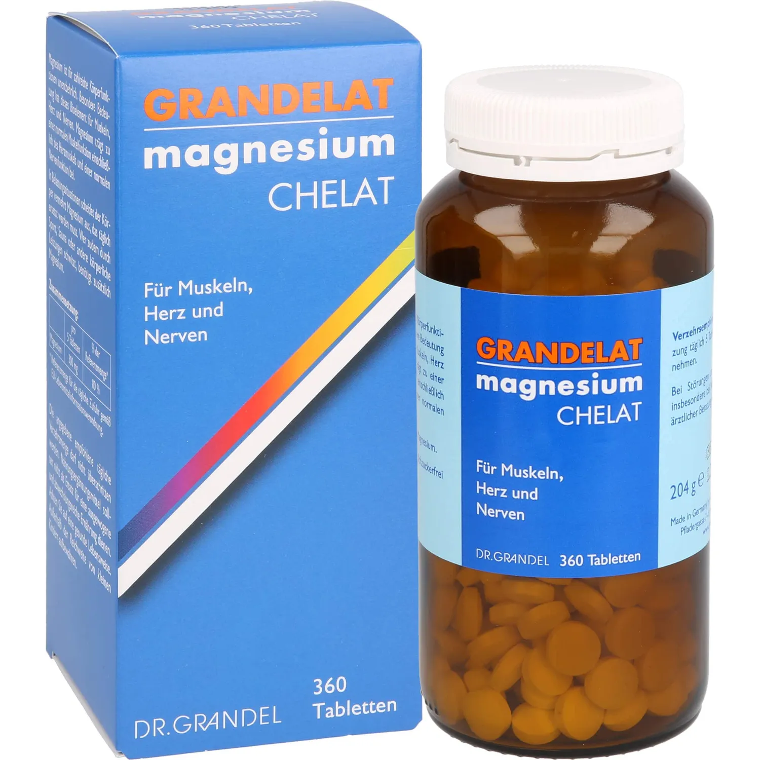 DR. GRANDEL Grandelat Mag 60 Magnesium Tabletten 360 St Muskeln