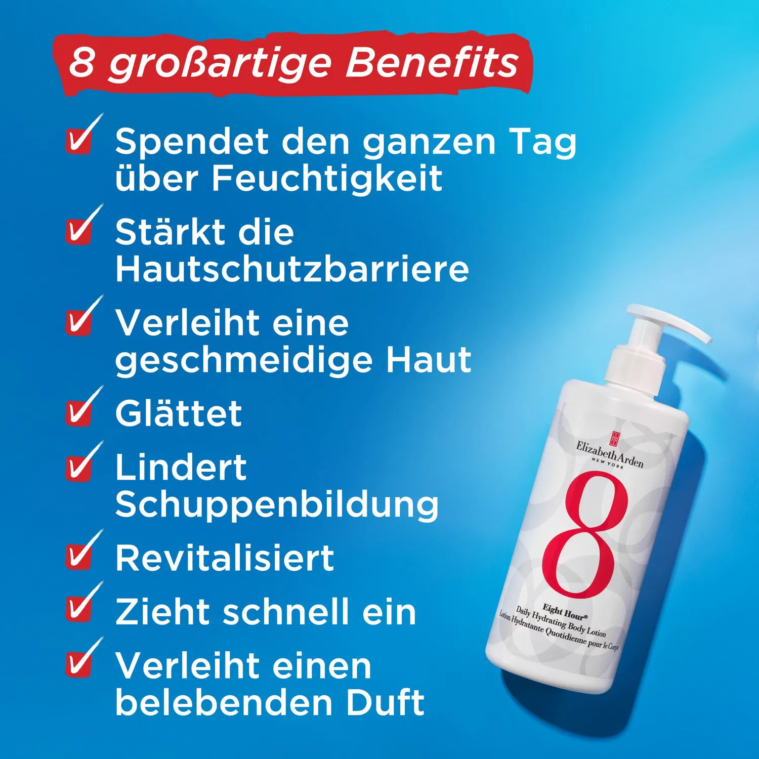 Elizabeth Arden Eight Hour Daily Hydrating Body Lotion 380ml