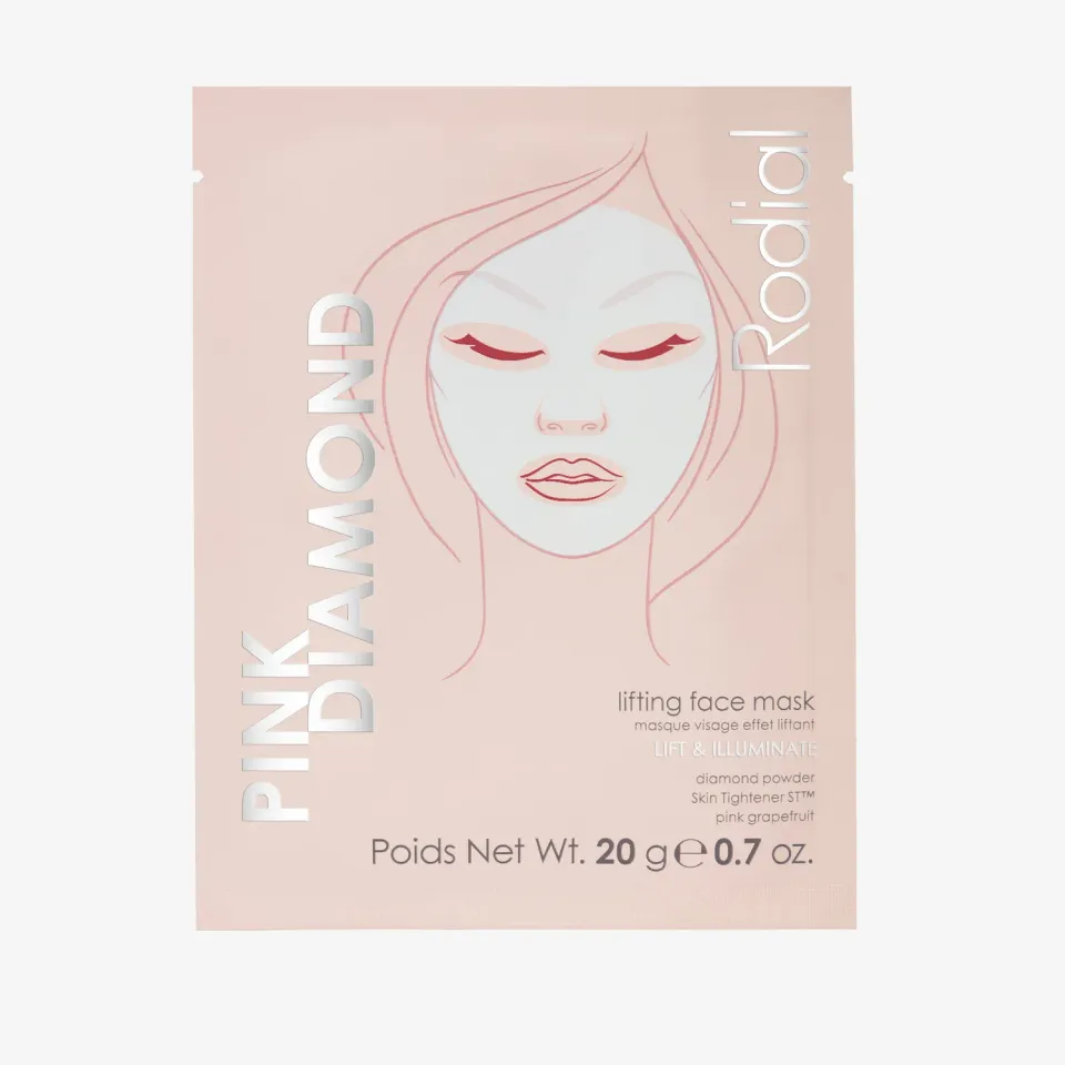Rodial Pink Diamond Lifting Mask Single straffend