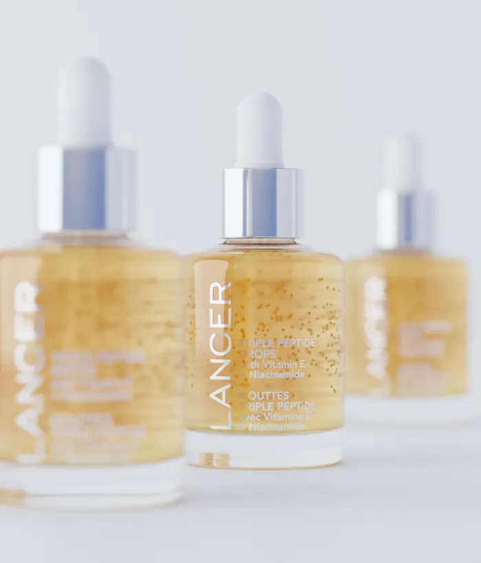 Lancer Triple Peptide Drops Serum 1 oz straffend