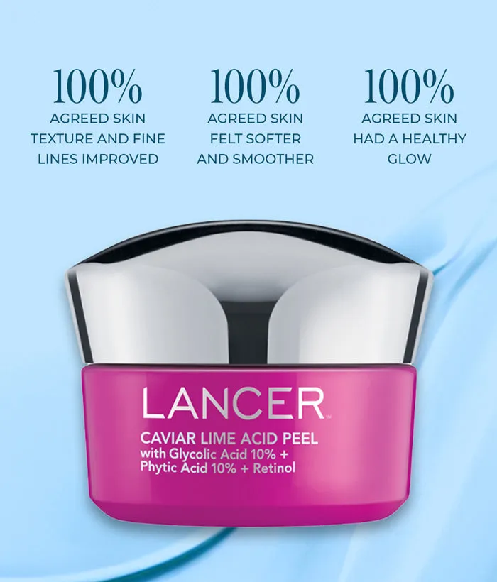 Lancer Bright Skin Besties Kit Pflegeset Peeling Vitamin C