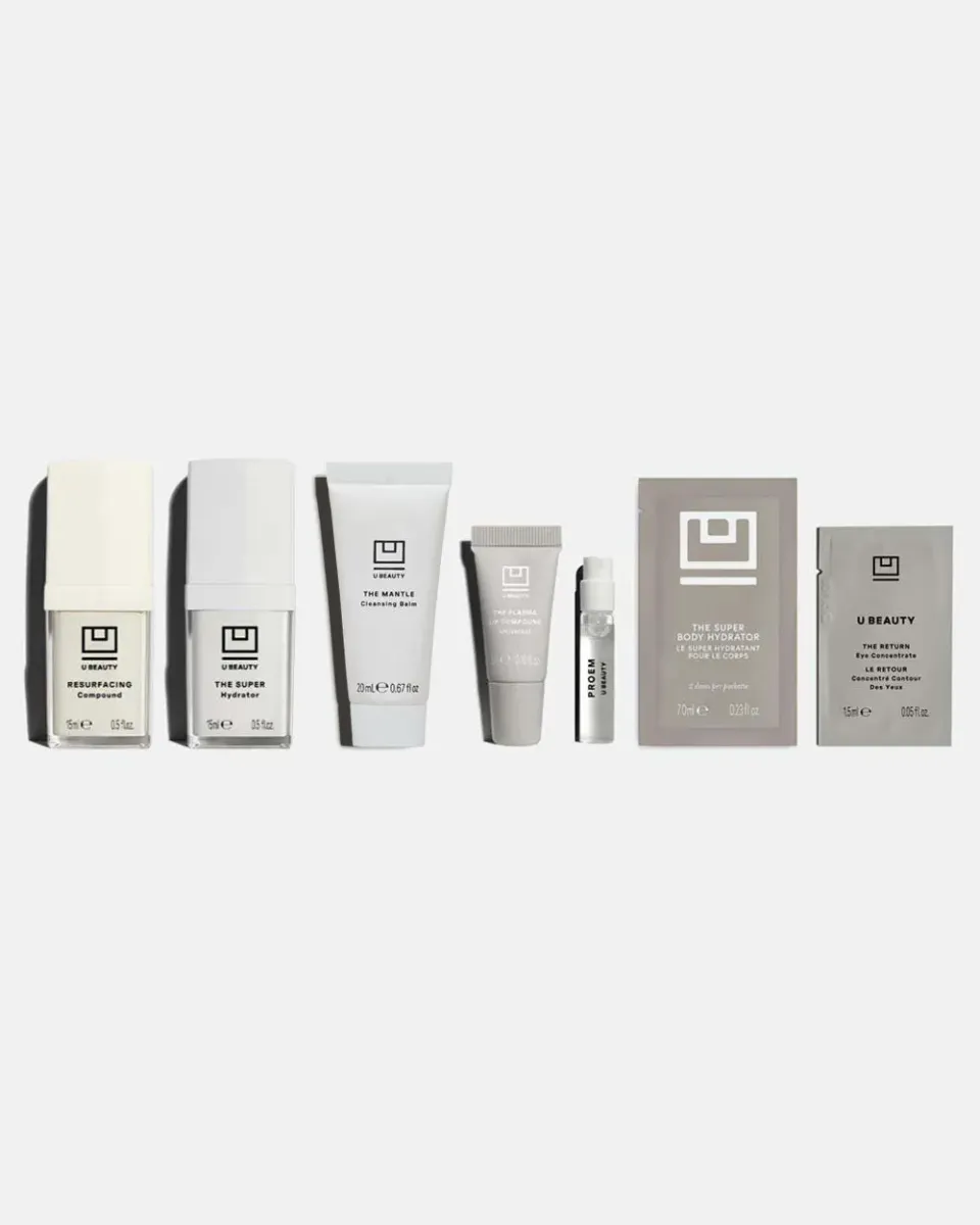 U Beauty Discovery Edit Set 7 Produkte Glas-Haut