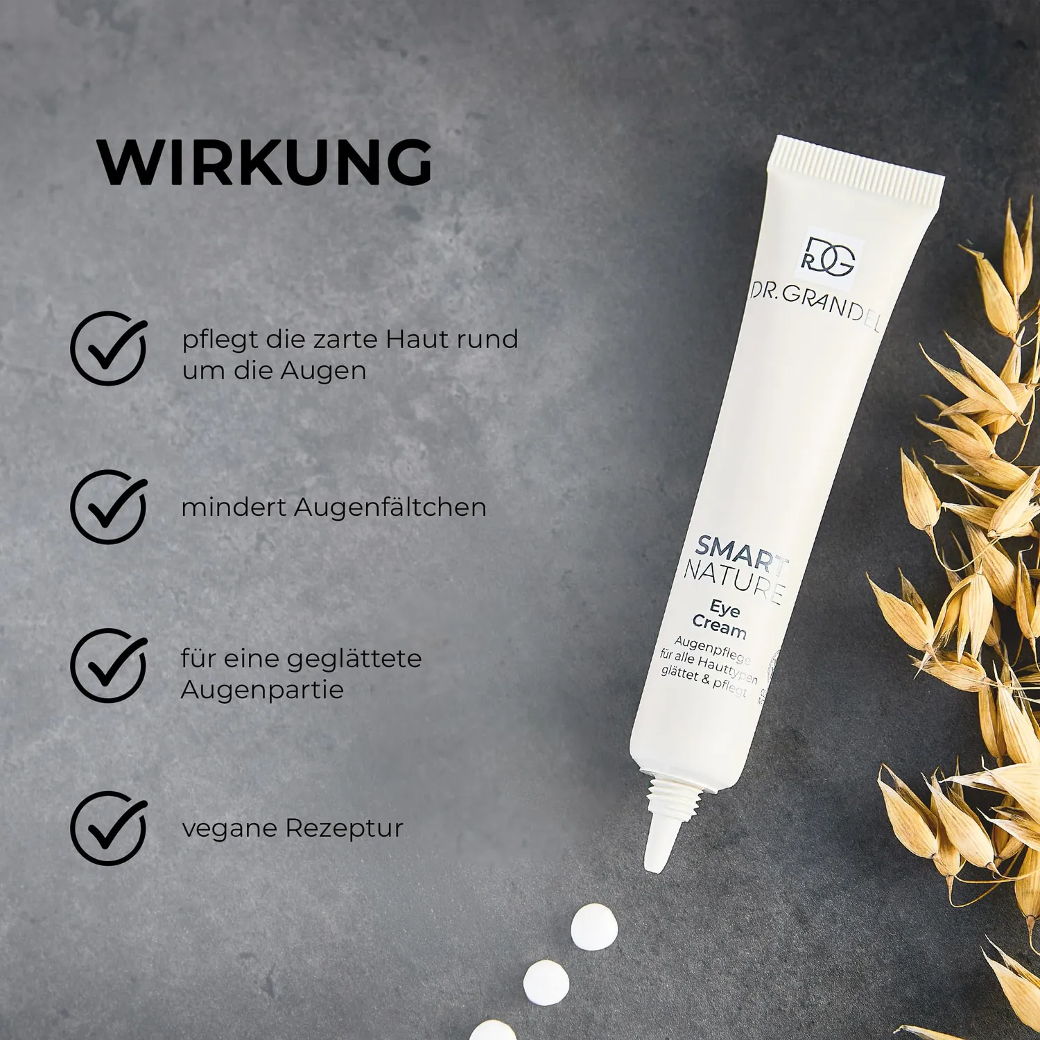 DR. GRANDEL Smart Nature Eye Cream Augencreme 20 ml Hafer