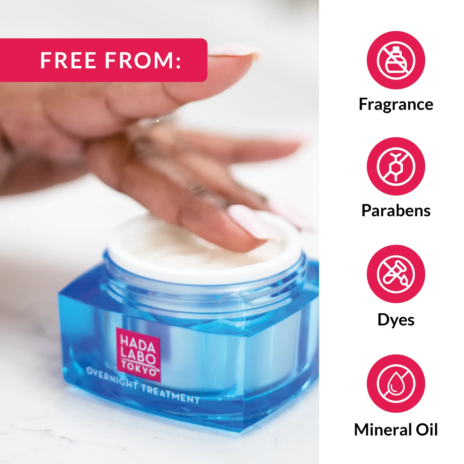 Hada Labo Tokyo Anti-Aging Overnight Creme Hyaluron