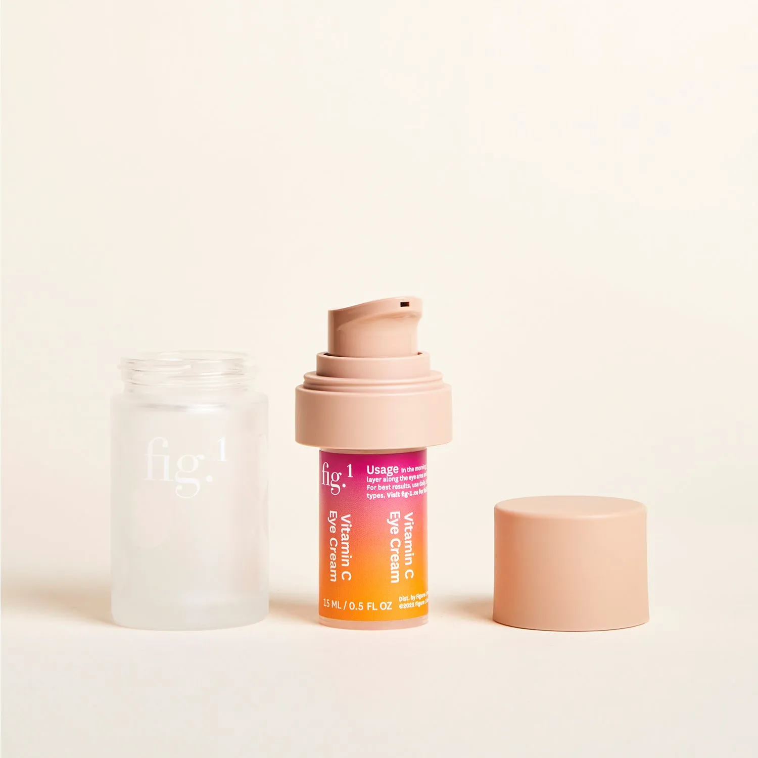 Fig.1 Beauty Vitamin C Augencreme Starter Kit aufhellend