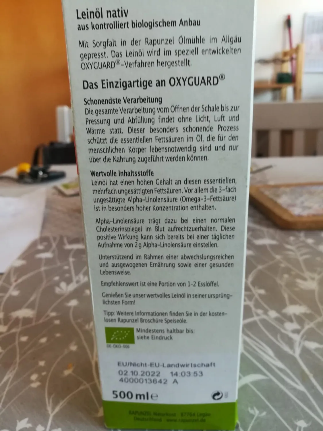 Dr. Grandel Lipigran Weizenkeimöl Speiseöl 250 ml Vitamin E