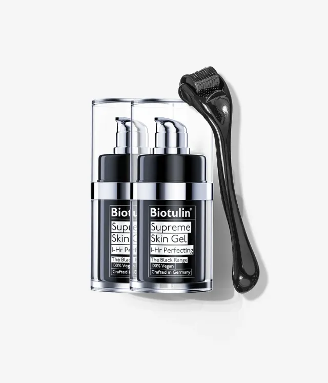 Biotulin Supreme Skin Gel Doppelpack mit Skinroller