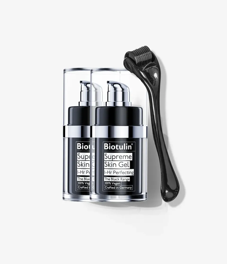 Biotulin Supreme Skin Gel Doppelpack mit Skinroller