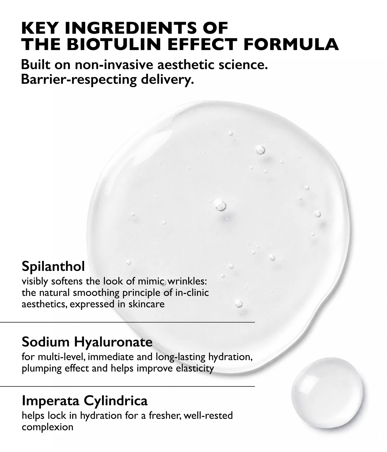 Biotulin Supreme Skin Gel Gesichtsserum Spilanthol
