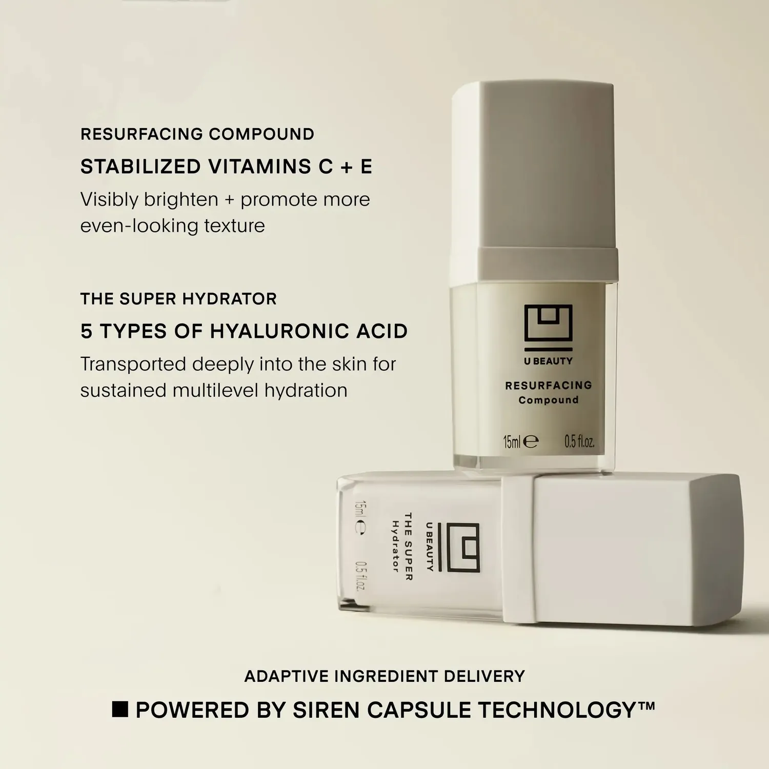 U Beauty Duo Set 2x15 ml feuchtigkeitsspendend