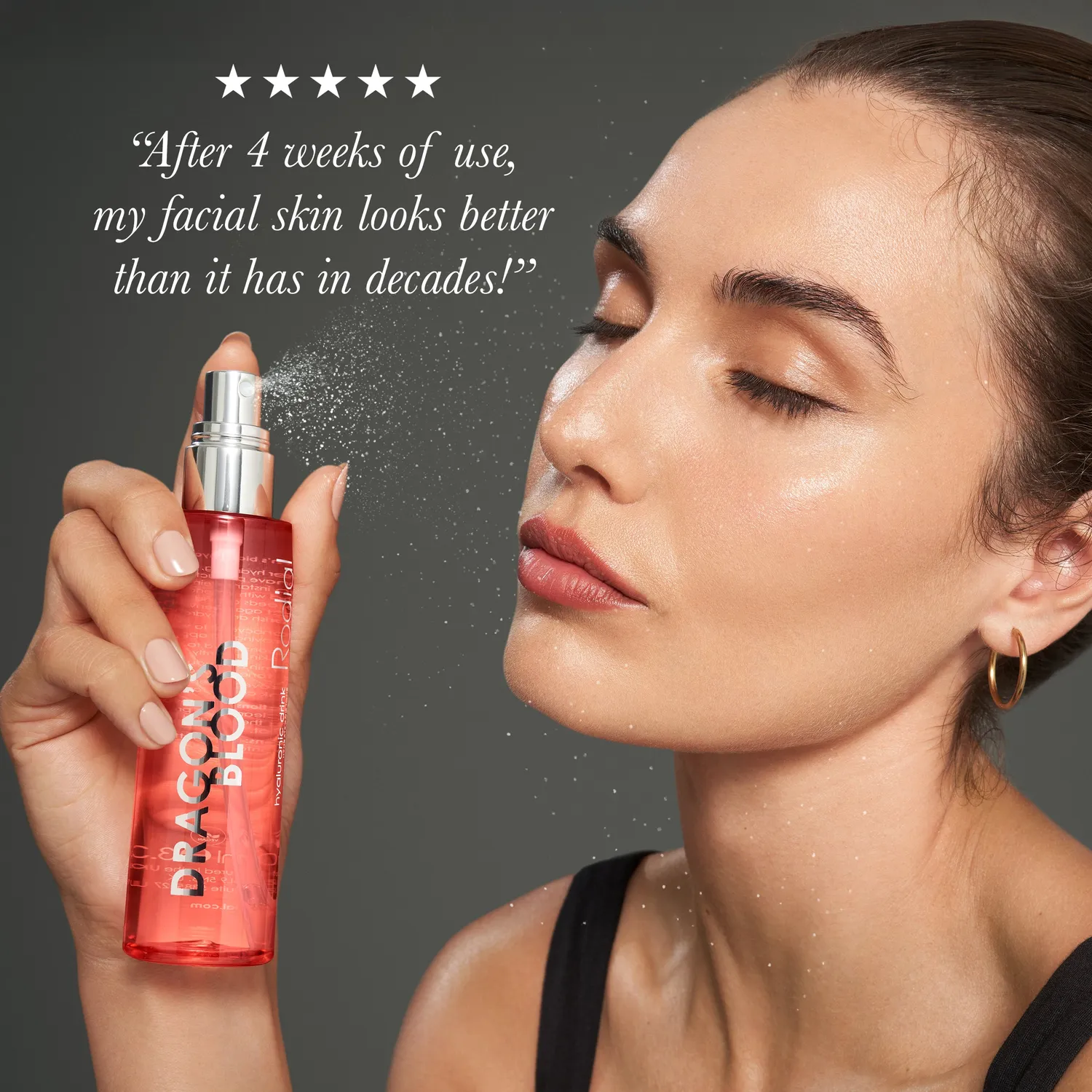 Rodial Dragon's Blood Hyaluronic Drink Spray Mini feucht