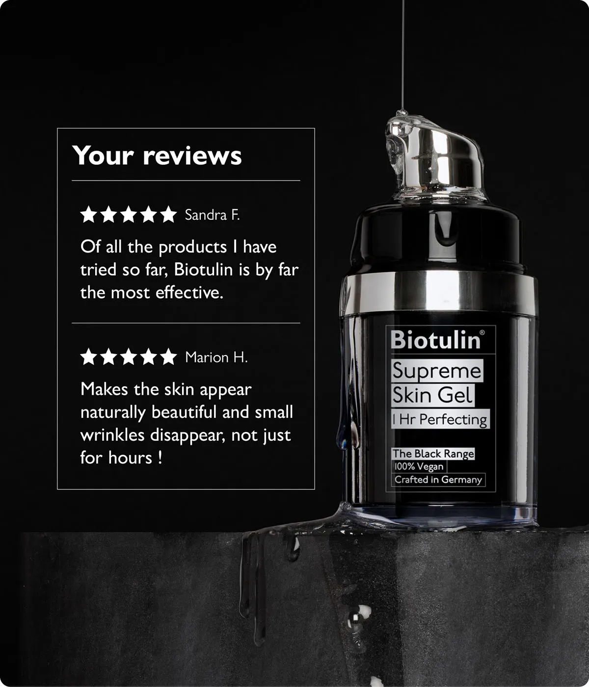 Biotulin Supreme Skin Gel Gesichtsserum mit Hyaluron