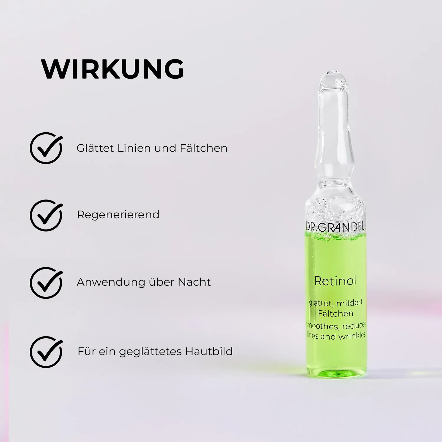 DR. GRANDEL Retinol Ampullen Konzentrat 3x3 ml glättend