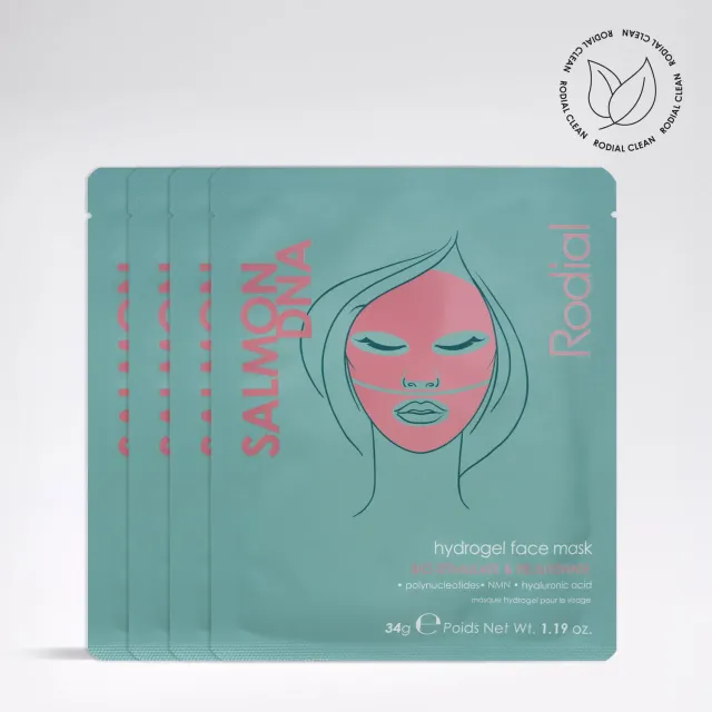 Rodial Salmon DNA Hydrogel Gesichtsmaske 4er Box