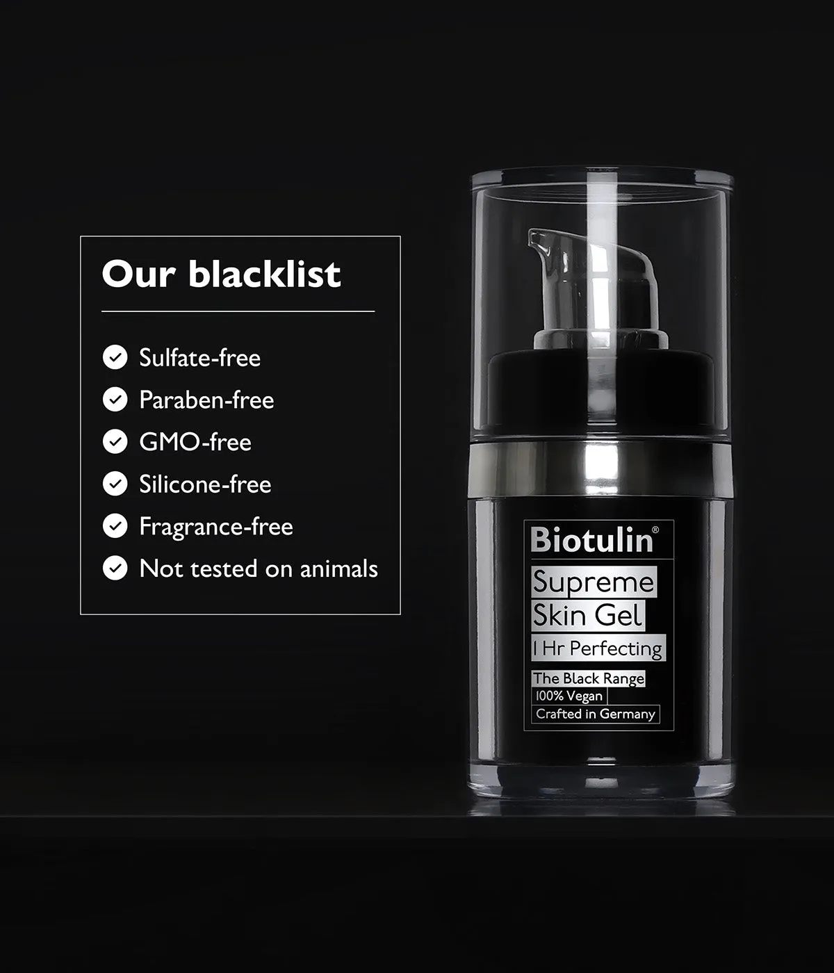 Biotulin Supreme Skin Gel Gesichtsserum mit Hyaluron