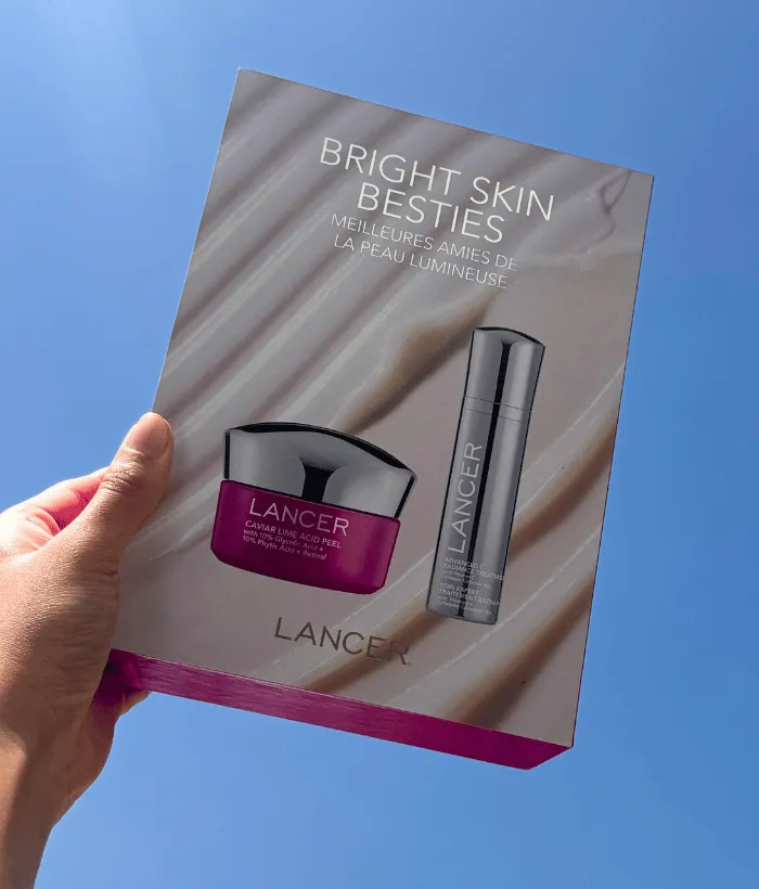 Lancer Bright Skin Besties Kit Pflegeset Peeling Vitamin C