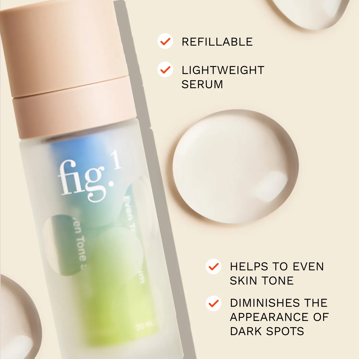 Fig.1 Beauty Even Tone Serum Gesichtsserum Starter Kit Niacinamid
