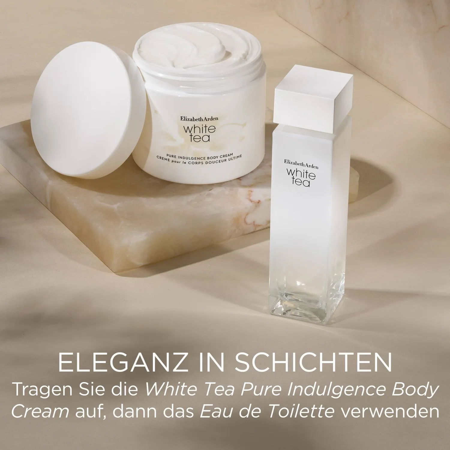 Elizabeth Arden White Tea Pure Indulgence Body Cream 400ml seidig