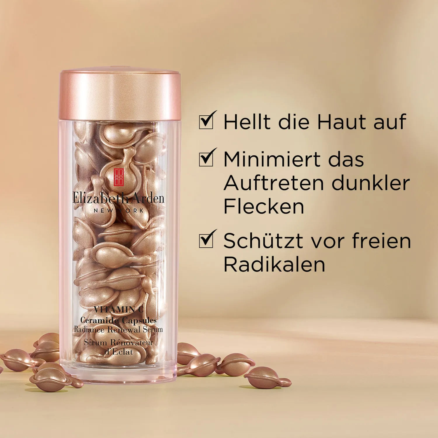 Elizabeth Arden Vitamin C Ceramide Capsules Serum 30 Kapseln hell