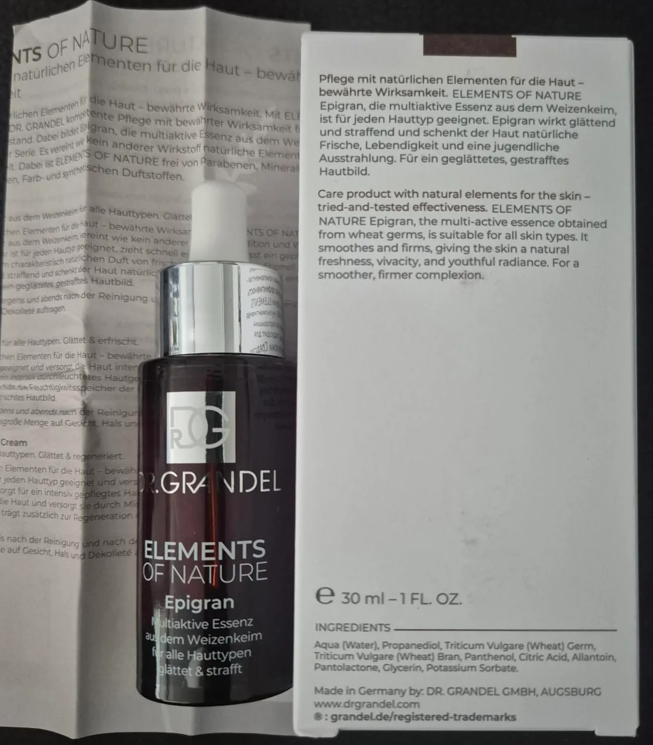 DR. GRANDEL Elements of Nature Epigran Serum 30 ml Glättend