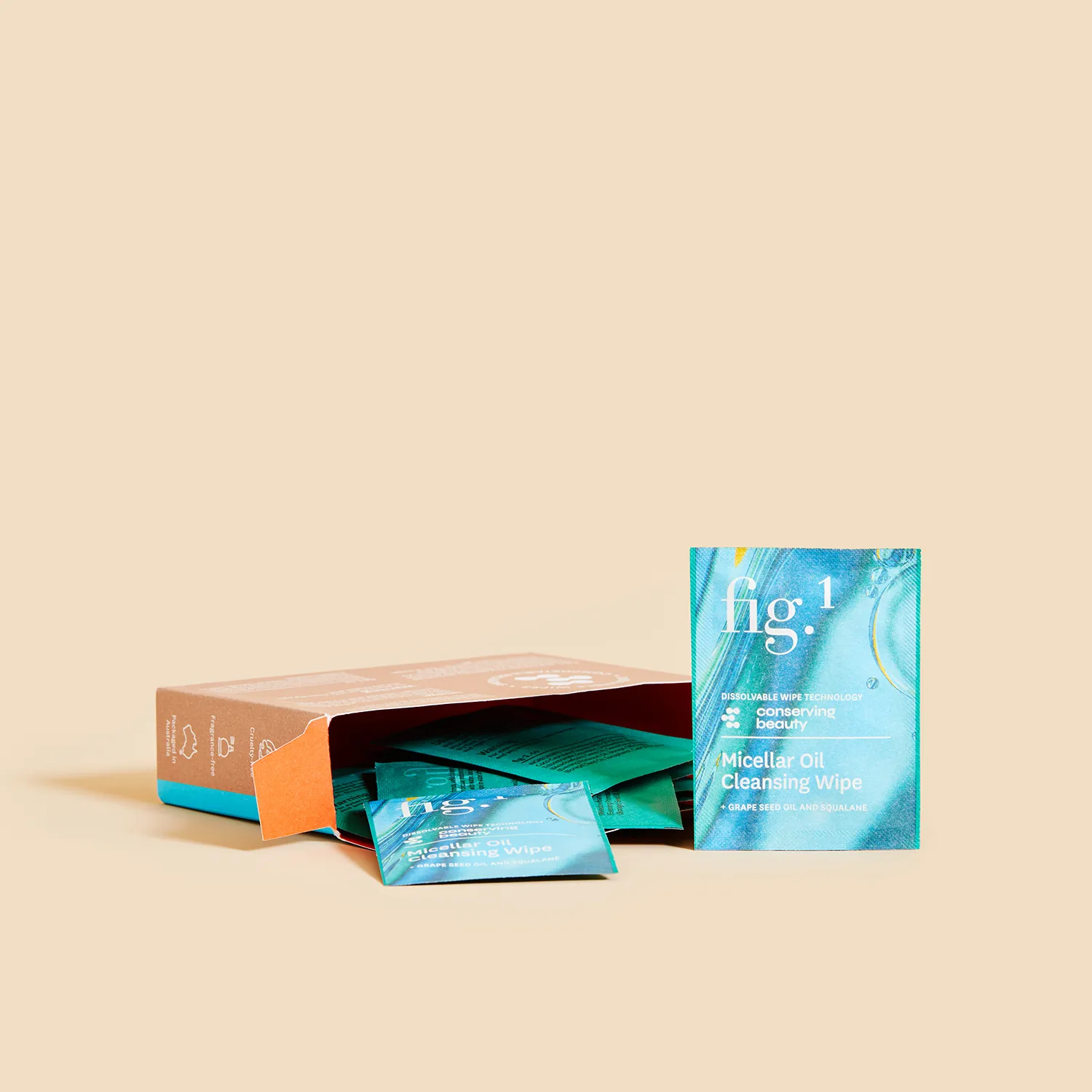 Fig.1 Beauty Micellar Oil Reinigungstücher auflösbar