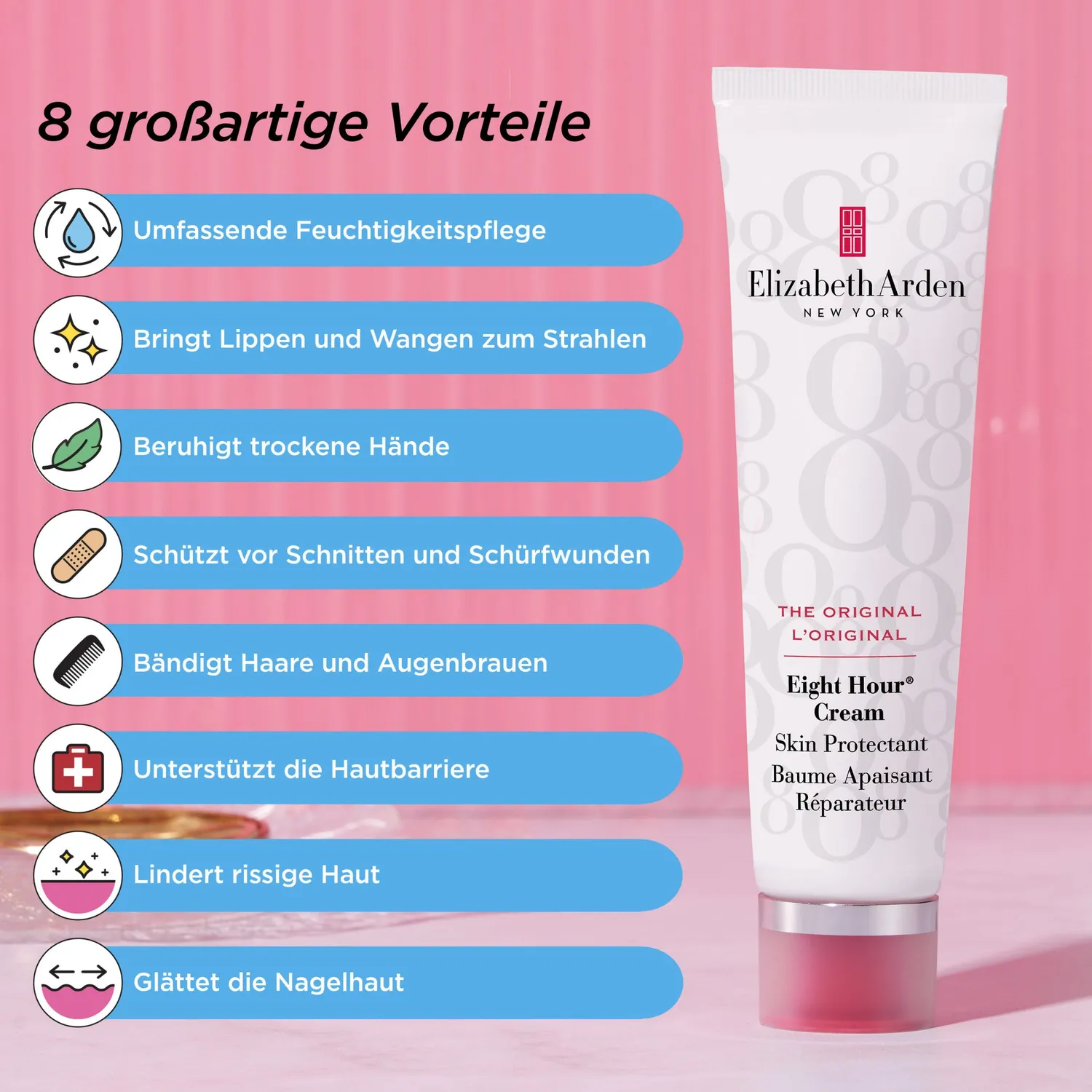 Elizabeth Arden Eight Hour Cream Original Hautschutzcreme 50ml Vitamin E