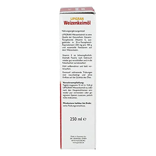 Dr. Grandel Lipigran Weizenkeimöl Speiseöl 250 ml Vitamin E