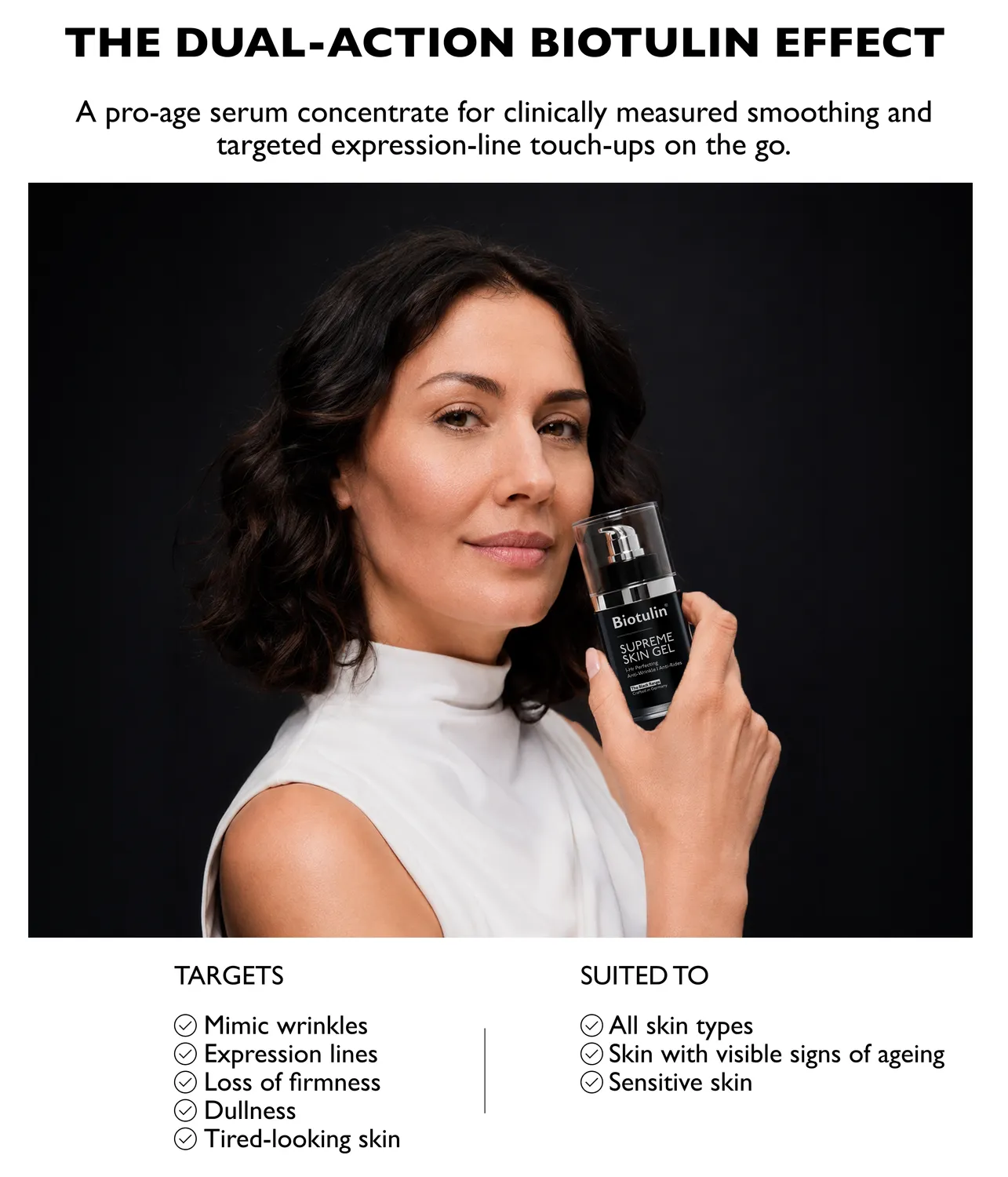Biotulin Supreme Skin Gel Gesichtsserum glättend