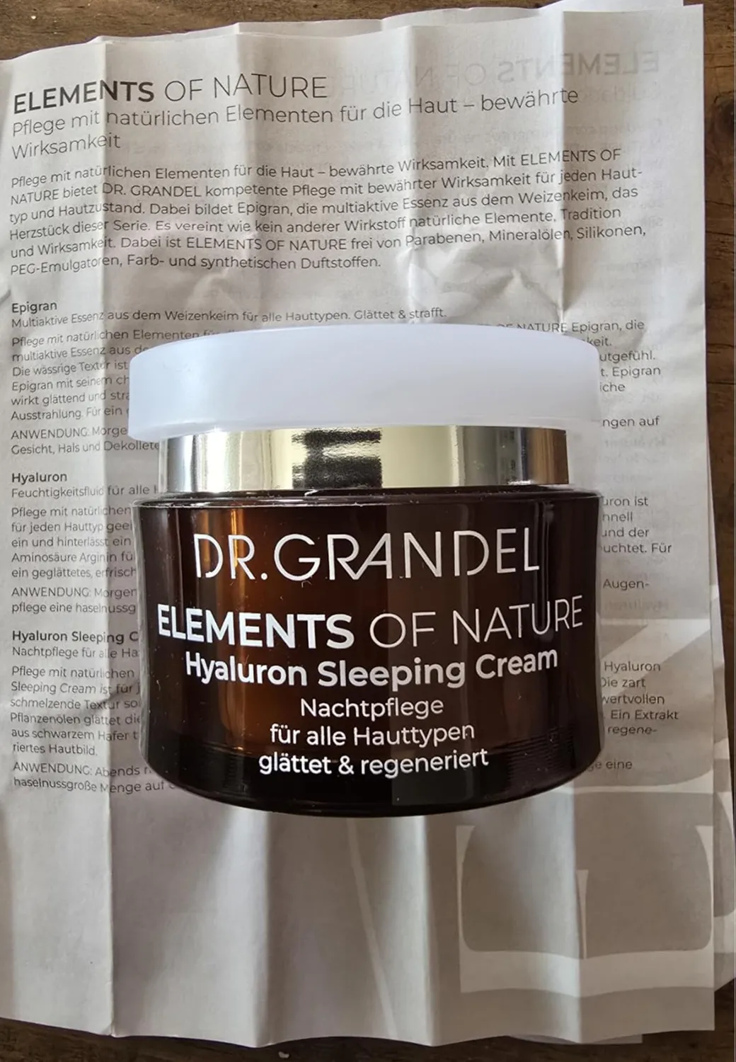 DR. GRANDEL Elements of Nature Hyaluron Sleeping Cream 50ml