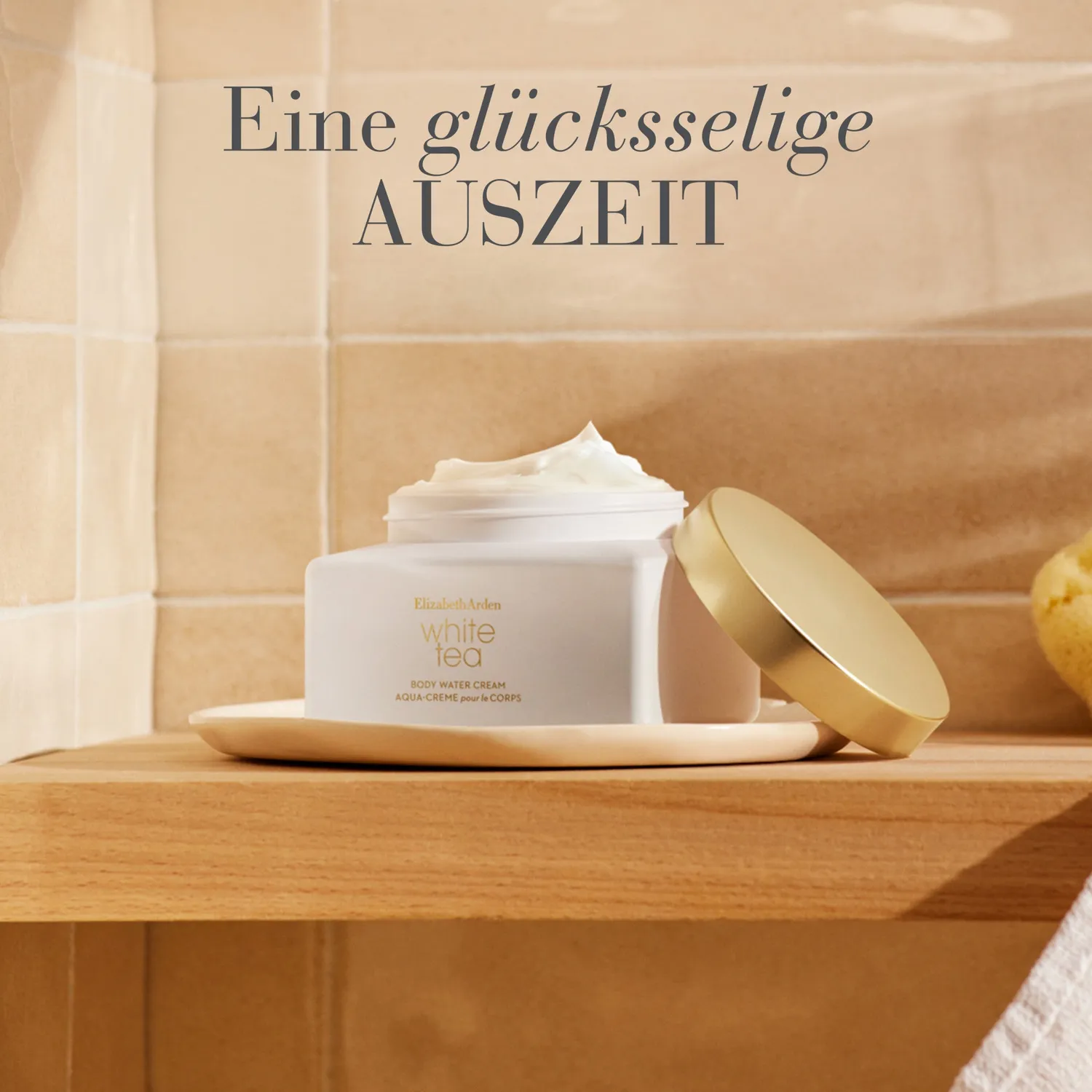 Elizabeth Arden White Tea Body Water Cream Körpercreme 225ml zart