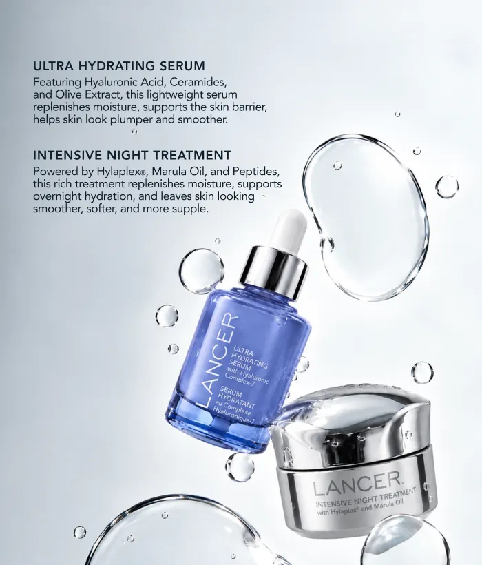 Lancer Hydration Recovery Duo Serum Nachtpflege Hyaluron