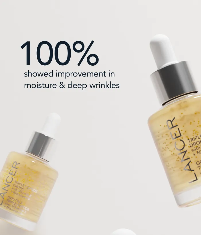 Lancer Triple Peptide Drops Serum 1 oz straffend