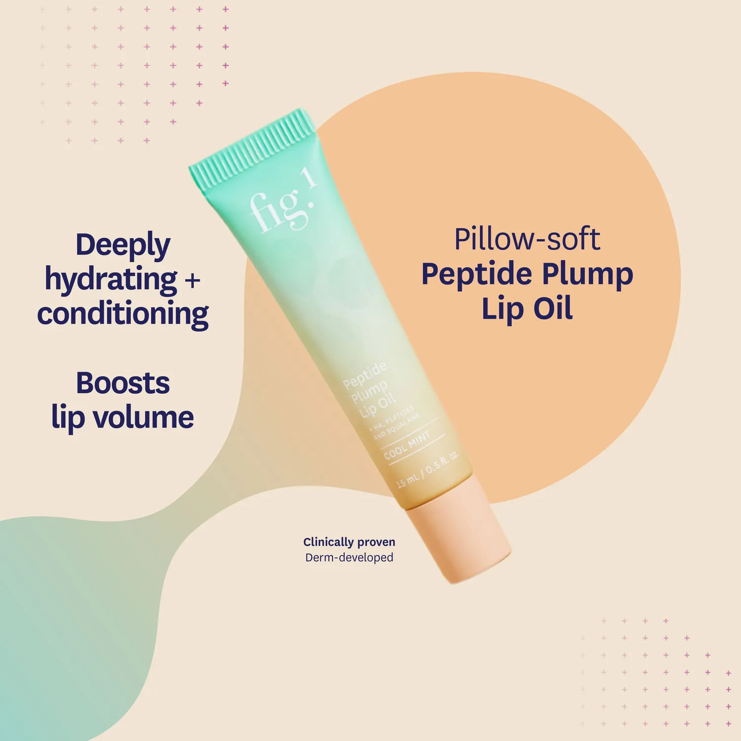 Fig.1 Beauty Peptide Plump Lippenöl Mint vegan