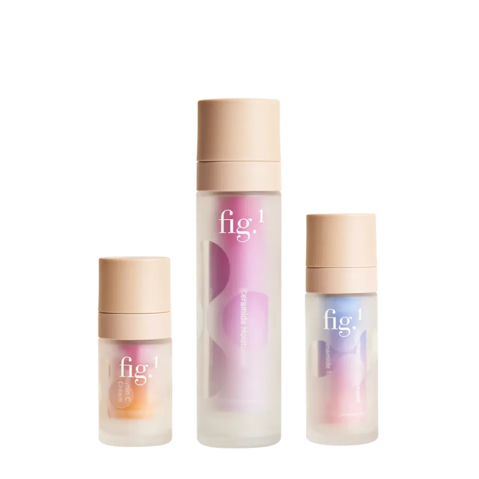 Fig.1 Soothing Brightening Pflegeset Niacinamid Vitamin C beruhigend